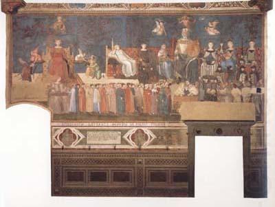 Ambrogio Lorenzetti Allegory of Good Governmert (mk08) china oil painting image